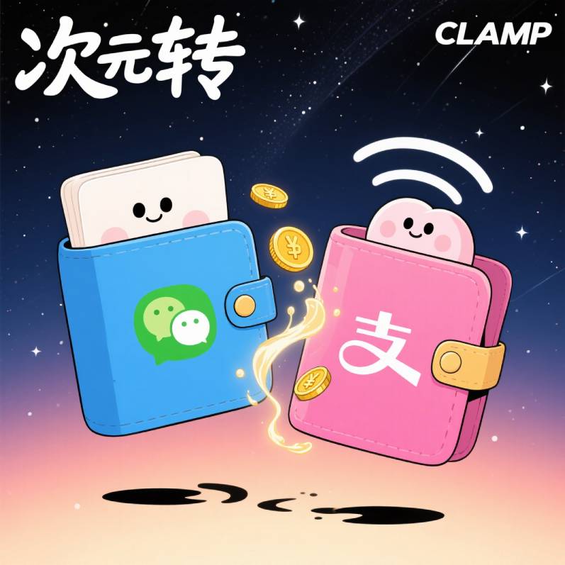 二次元风格的平台数据展示